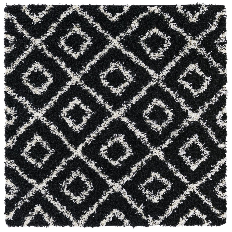4' x 4' Brock · Diamond Shag Rug