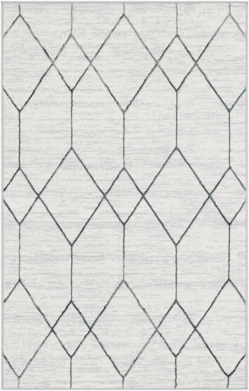 Thatcher · Diamond rug, white