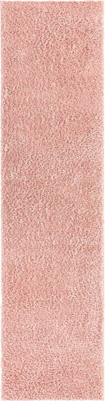 2' x 8' Dunham · Solid Shag Rug, pink