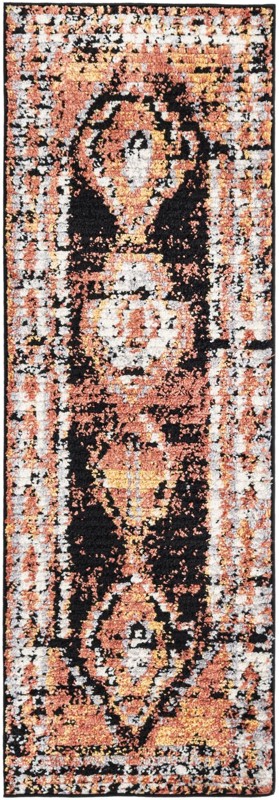 Corbin · Medallion rug, terracotta