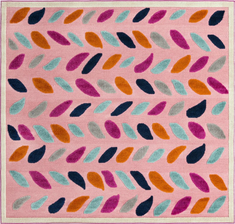 Boyd · Border Outdoor Rug, pink
