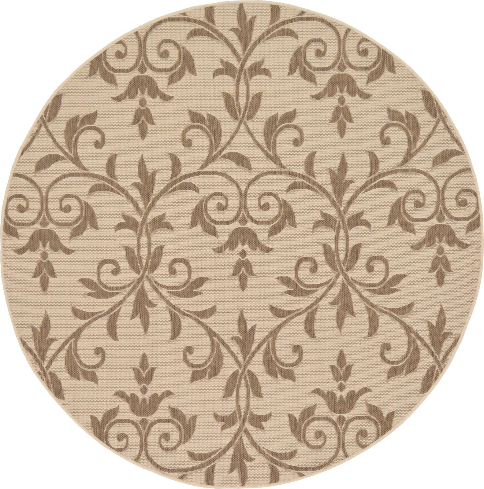 6' x 6' Fanshawe · Floral / botanical Outdoor Rug