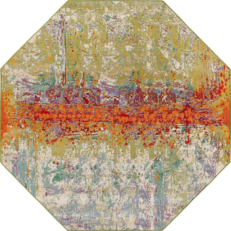 8' x 8' Lomax · Abstract Outdoor Rug