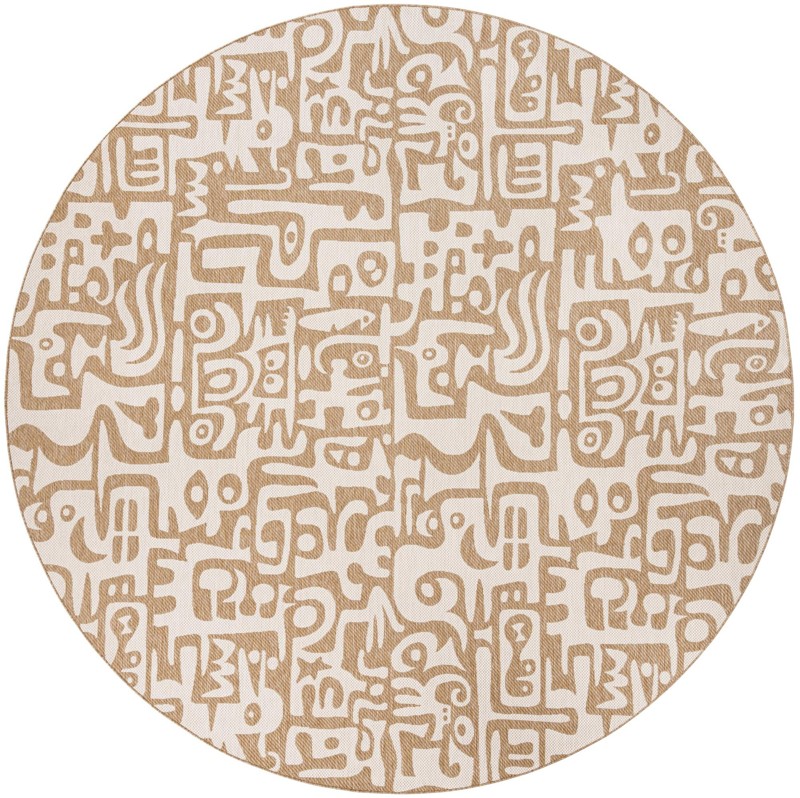 12' x 12' Hungerford · Abstract Outdoor Rug, taupe