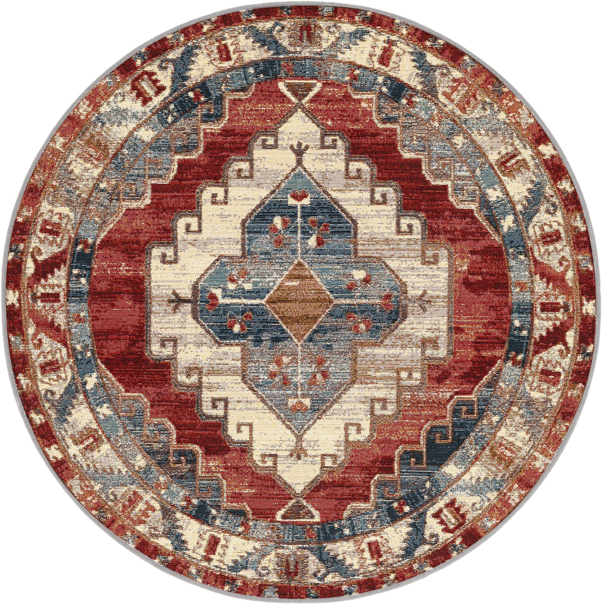 4' x 4' Lomax · Border Outdoor Rug
