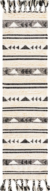 Tolbert · Geometric Wool Rug, charcoal