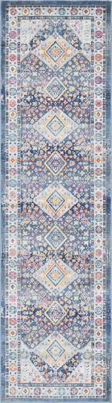 Eads · Border rug, blue