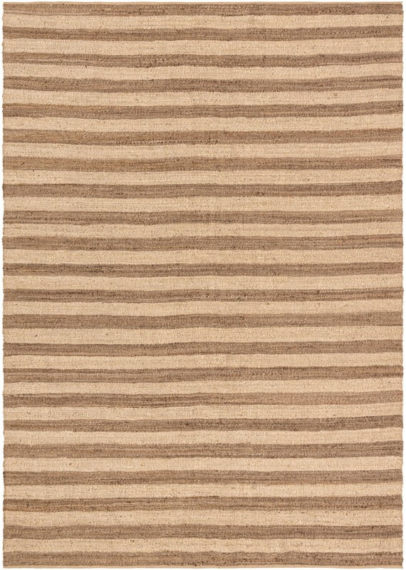 10' x 14' 1 Askew · Striped Braided Jute Rug