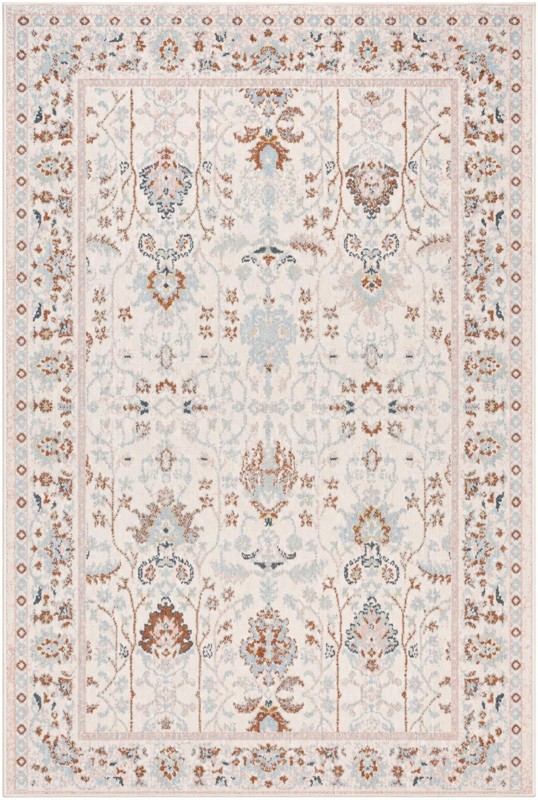 4' x 6' Sandys · Border Washable Rug, ivory