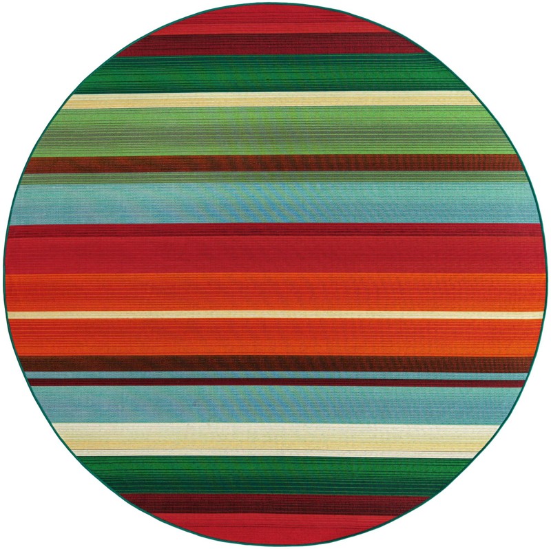 7' 10 x 7' 10 Lomax · Abstract Outdoor Rug