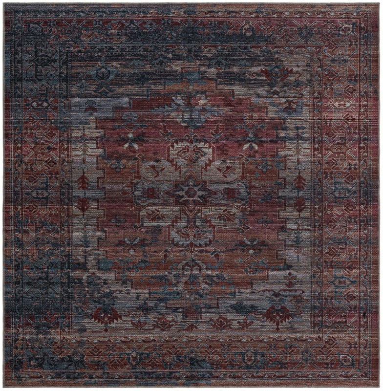 Teague · Border rug, antique red