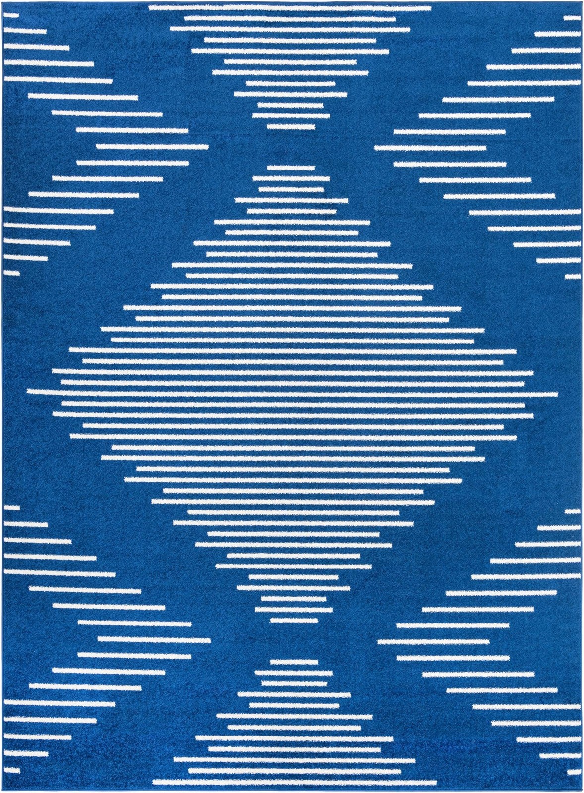 9' x 12' Knox · Diamond rug, navy blue