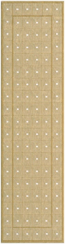 Atwood · Geometric rug, yellow