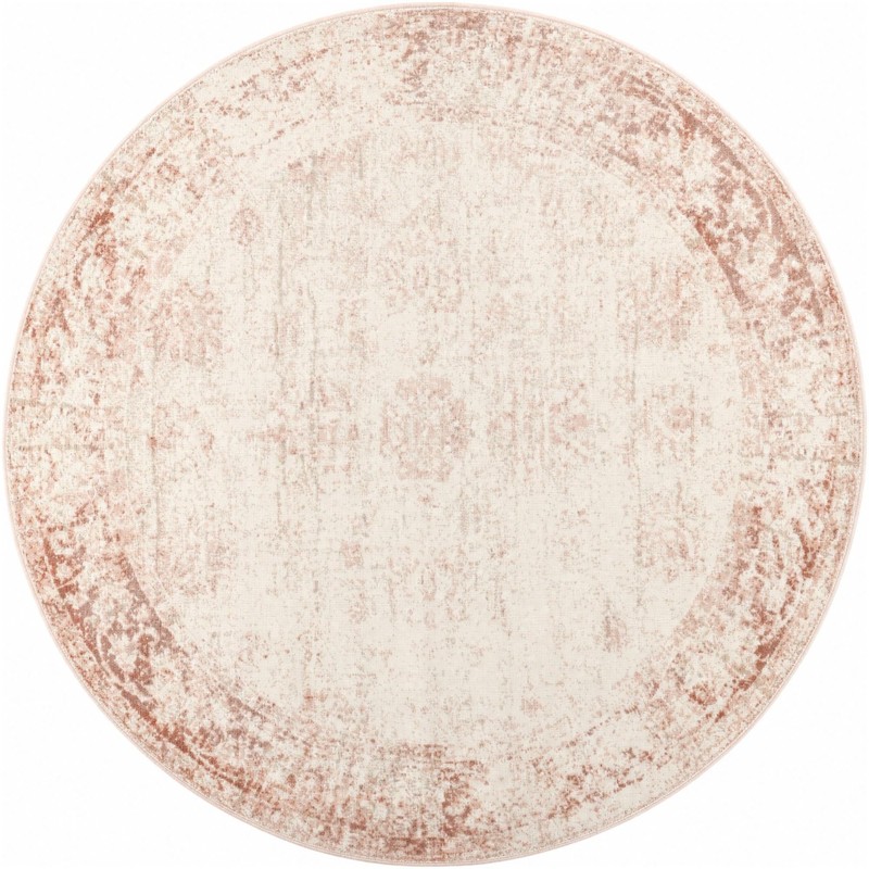 Blakemore · Distressed traditional rug, pink and ivory