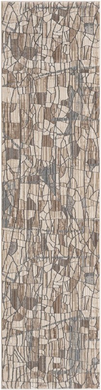 Stratton · Abstract rug, etch beige