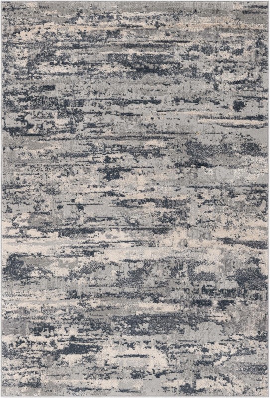4' x 6' Wilmot · Abstract rug, gray