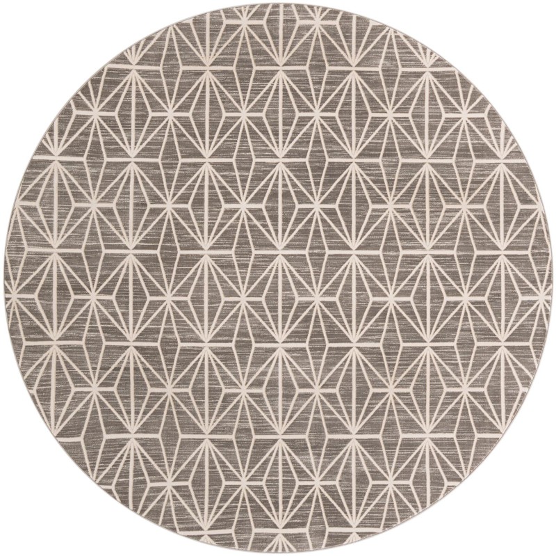 8' x 8' Deerbrush · Diamond rug
