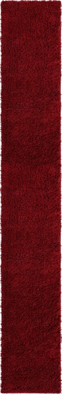 2' 6 x 16' 5 Hartwell · Solid Shag Rug, cherryred