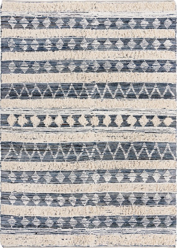 8' x 11' Burdett · Chevron Chindi Rug