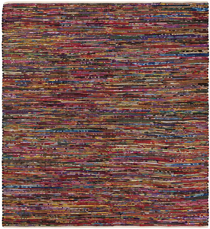 Griswold · Striped Chindi Rug, multi black