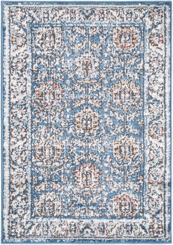 Bozeman · Border rug, blue