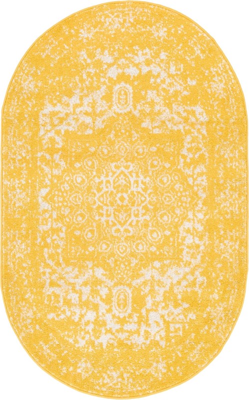 Birch · Border rug, yellow