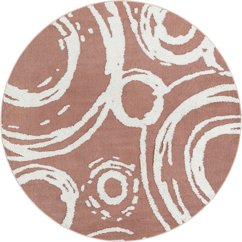 Beech · Abstract rug, pink