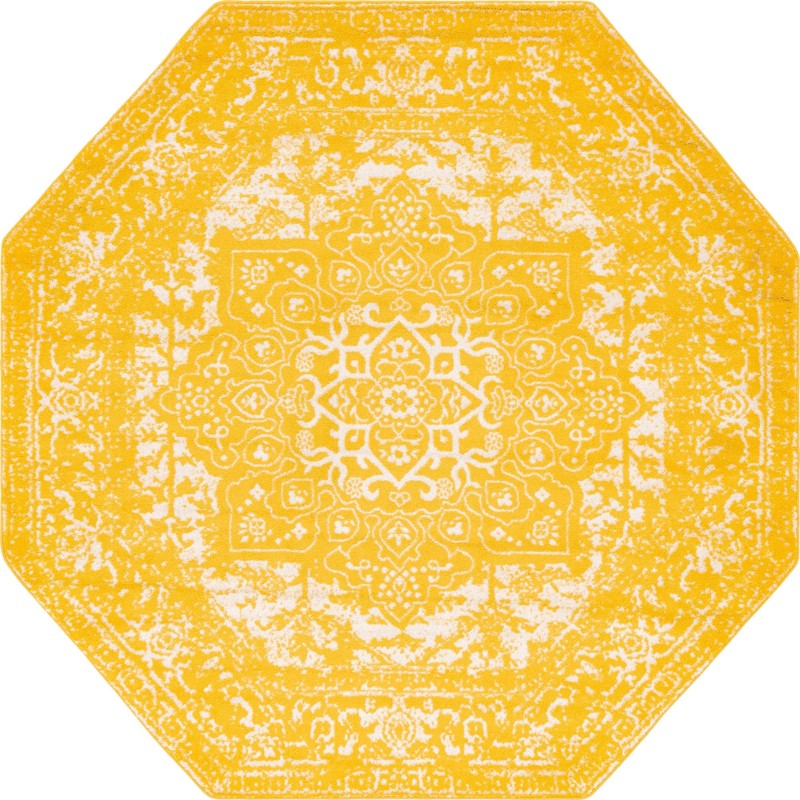 Birch · Border rug, yellow