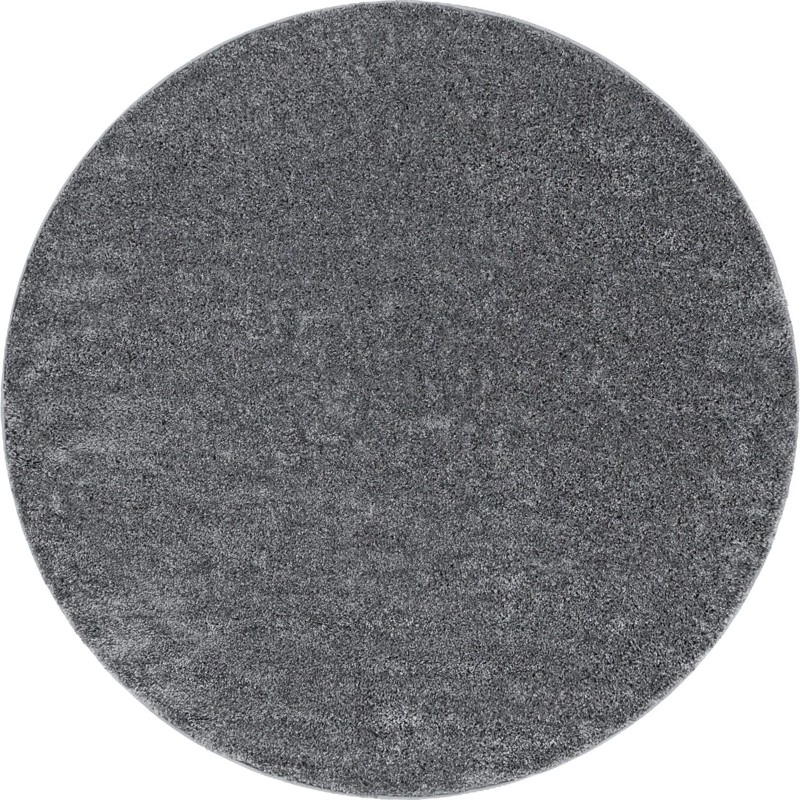 6' x 6' Calvert · Solid Shag Rug, pebble gray