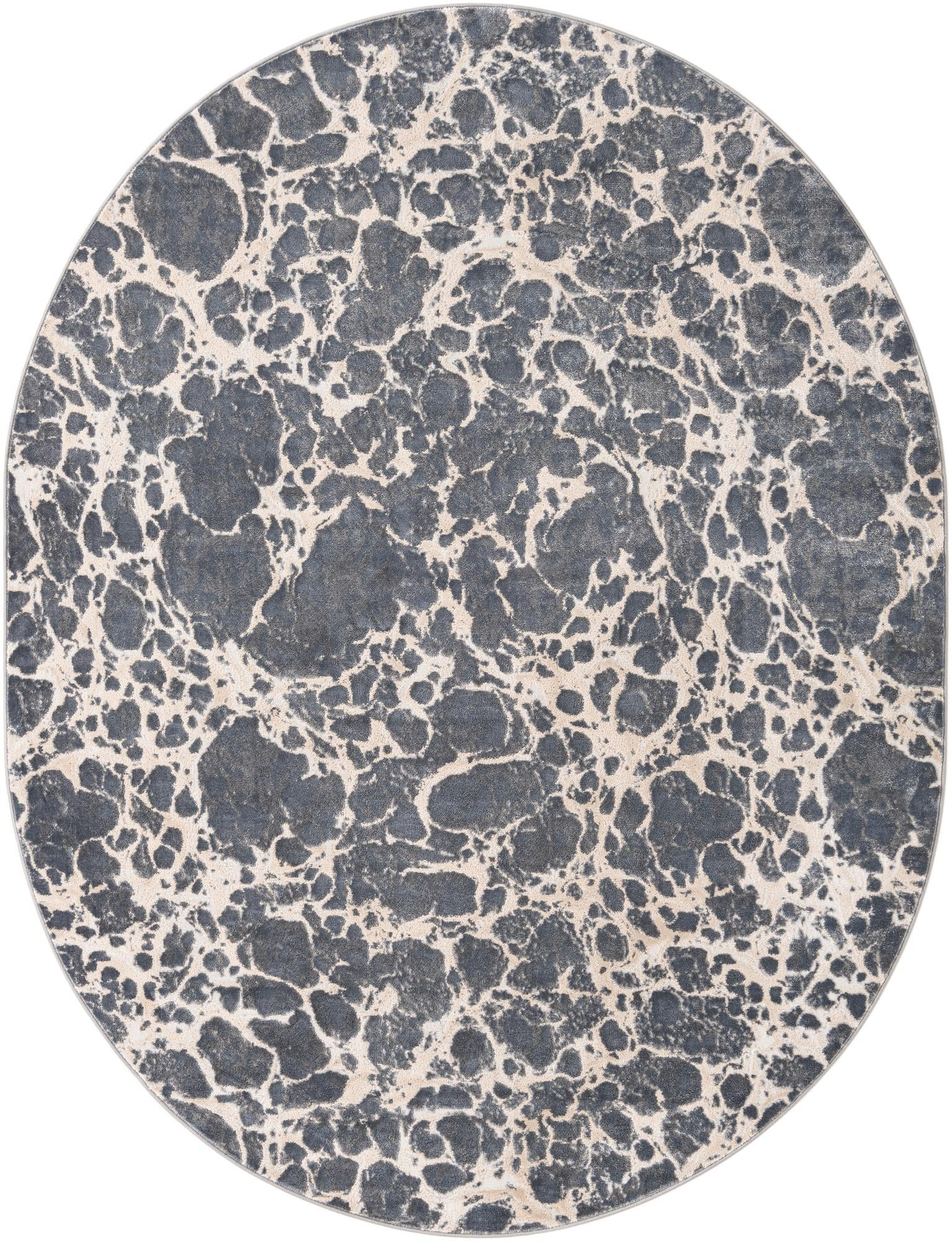 8' x 10' Lionel · Abstract rug, grey