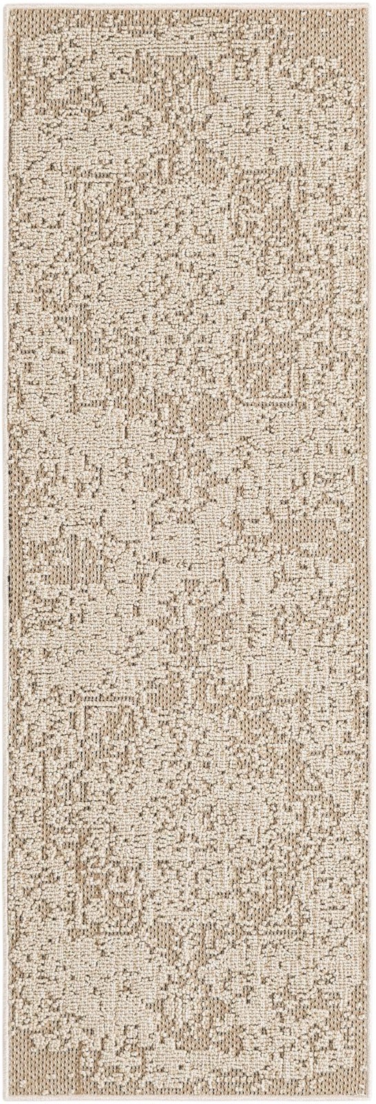 2' x 6' 1 Cotter · Medallion Outdoor Rug, khaki