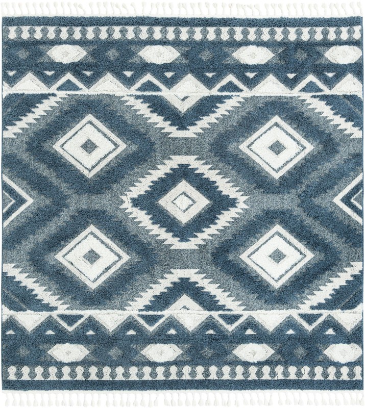 Bernard · Border rug, blue