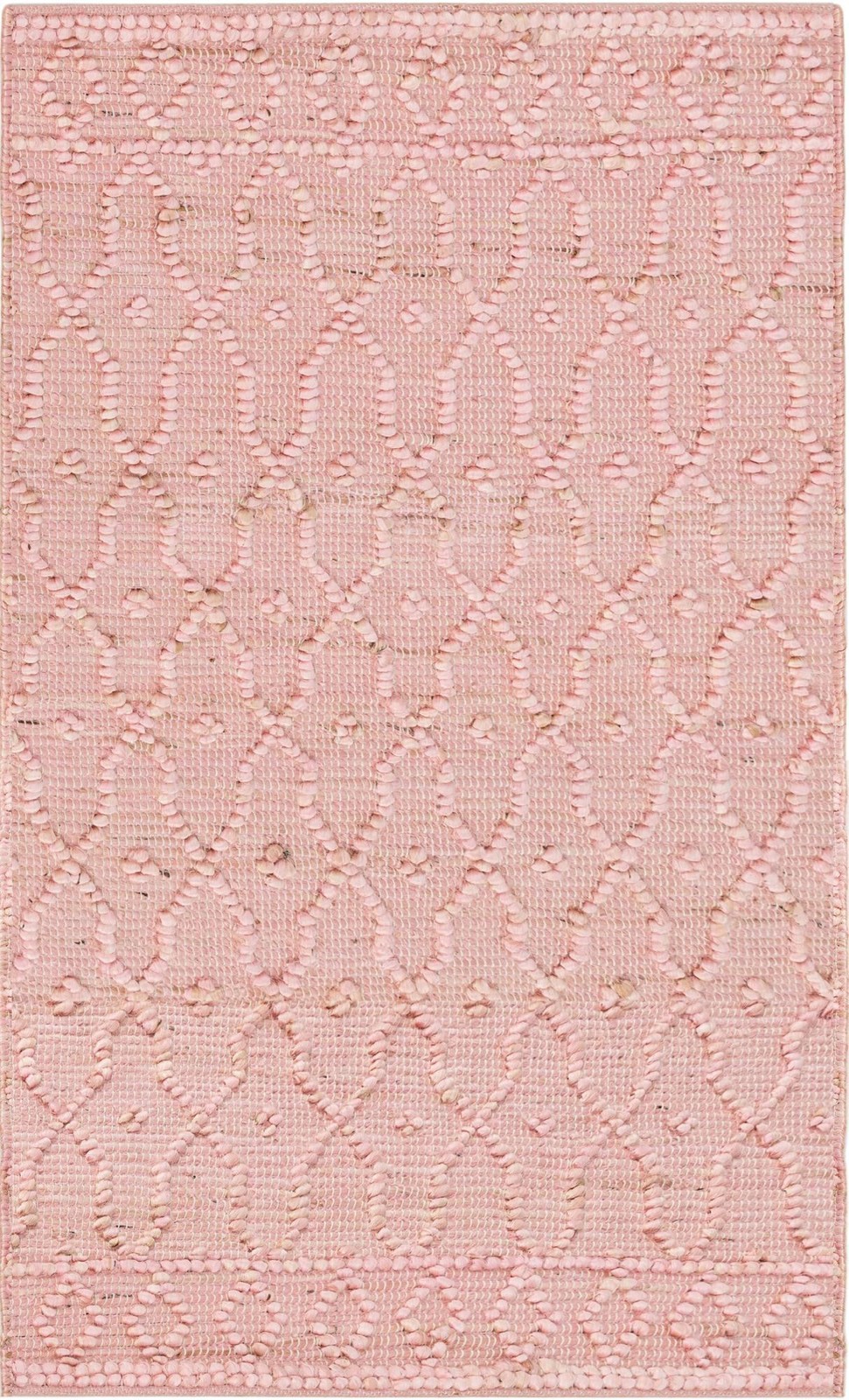 3' 1 x 5' 1 Ringwood · Border rug, pink