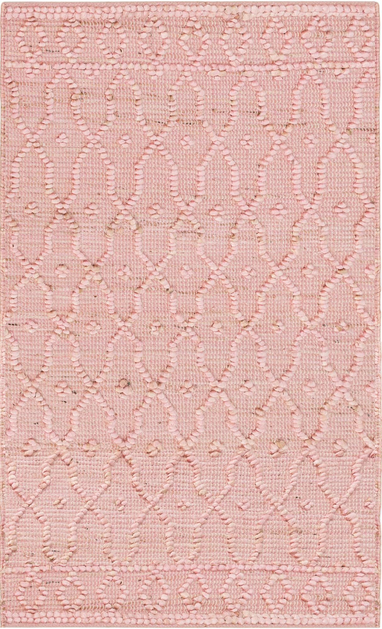 3' 1 x 5' 1 Ringwood · Border rug, pink