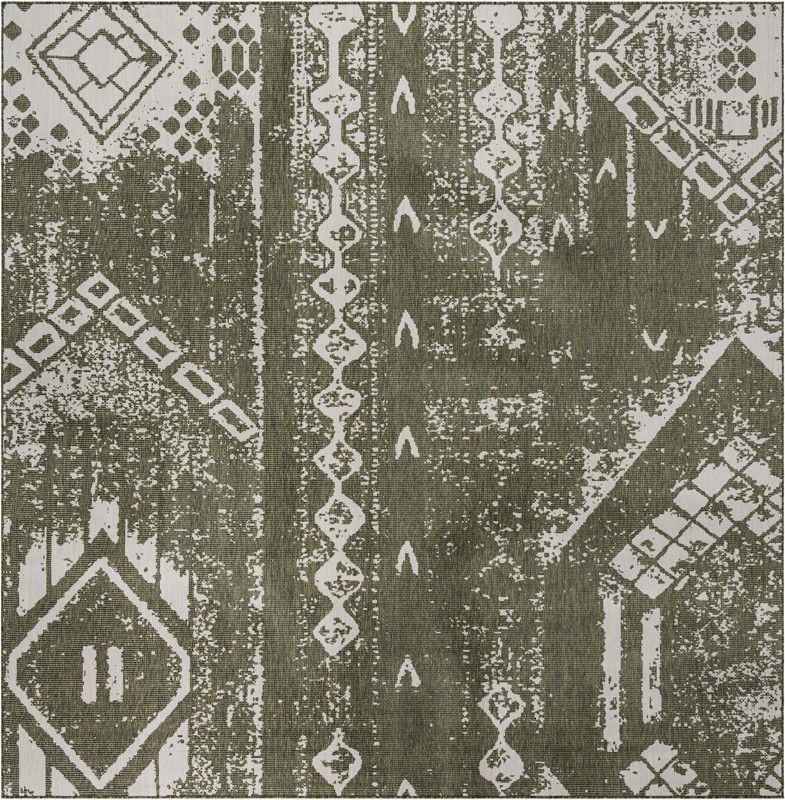 13' x 13' Wildman · Diamond Outdoor Rug, green