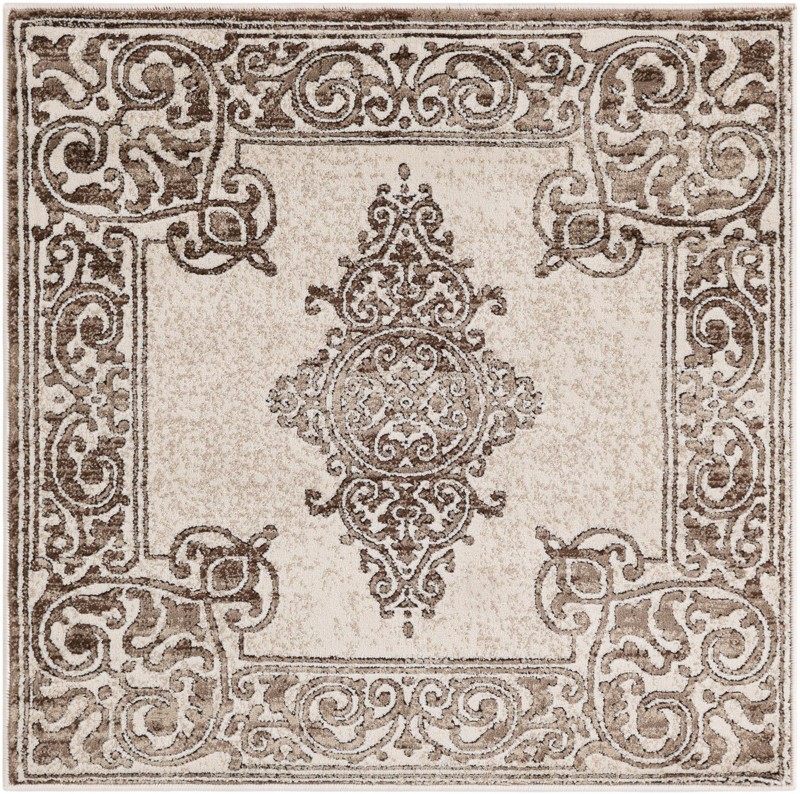 Bunting · Border rug, chocolate brown