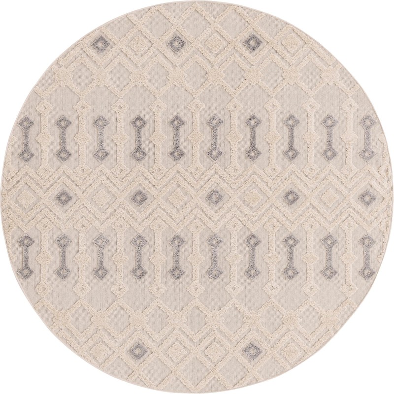 7' x 7' Rothwell · Diamond rug, sandy beige