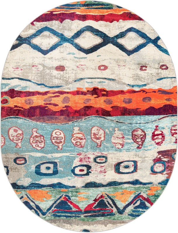 Paxman · Abstract Washable Rug, multi