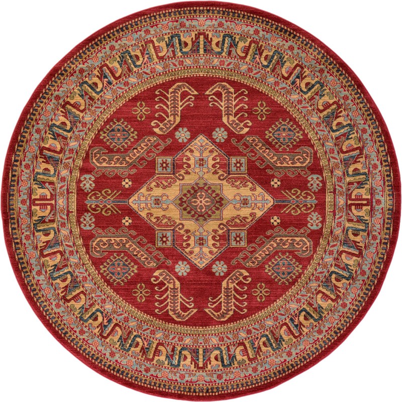 8' x 8' Fennimore · Border rug