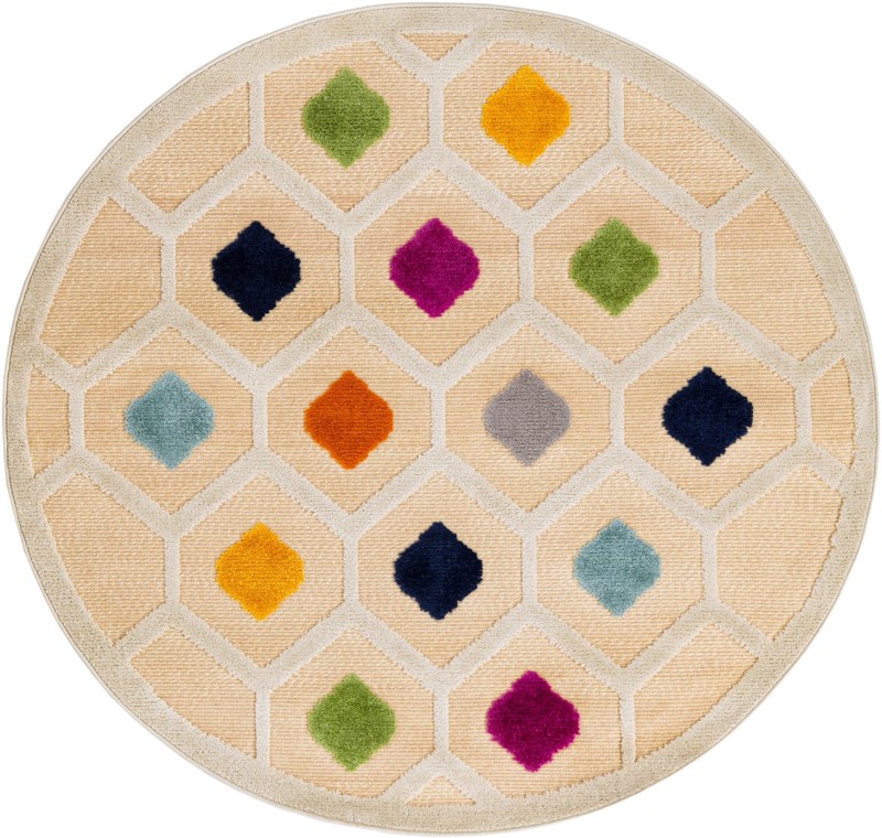 Raleigh · Diamond Outdoor Rug, beige