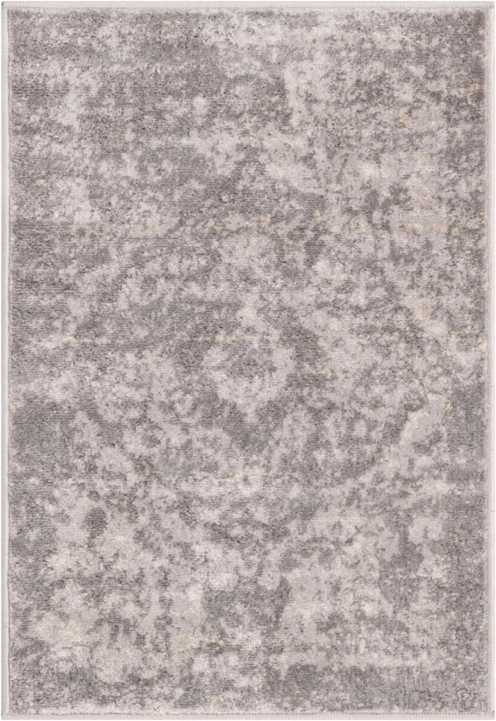 2' 2 x 3' Priestley · Medallion rug, gray