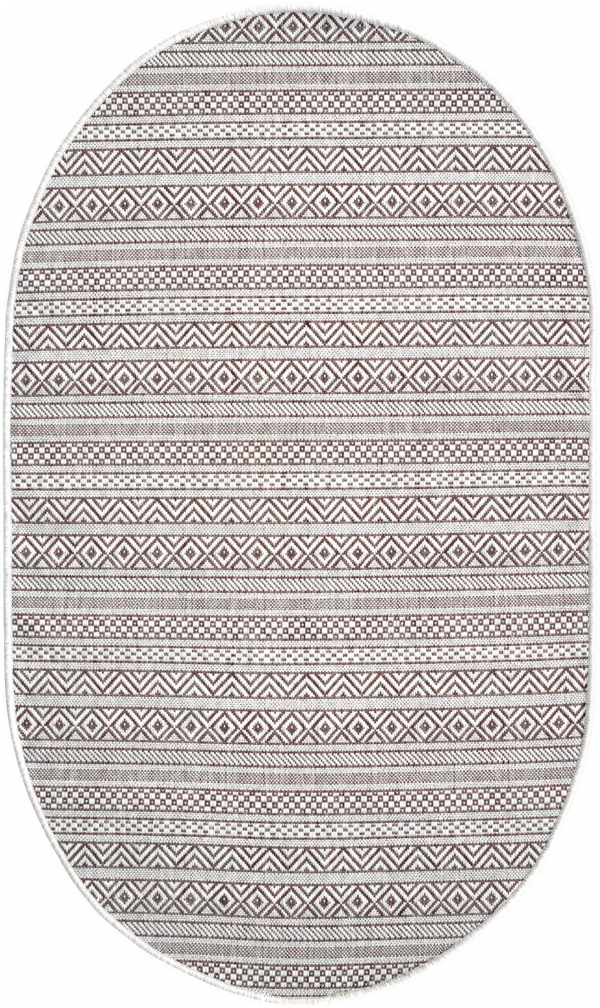 3' x 5' 3 Merlin · Geometric Outdoor Rug, red