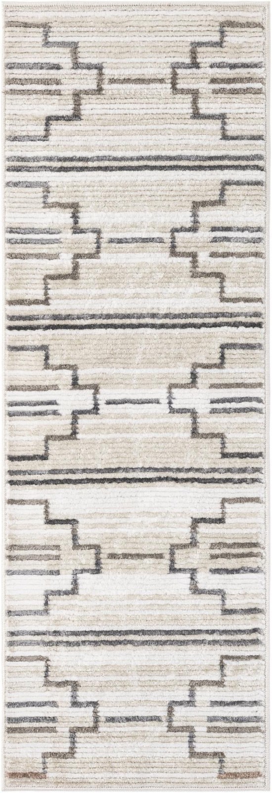 2' x 6' Twinbrook · Geometric rug, ivory
