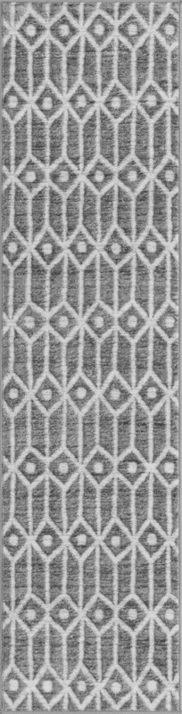 Vincent · Diamond rug, grey