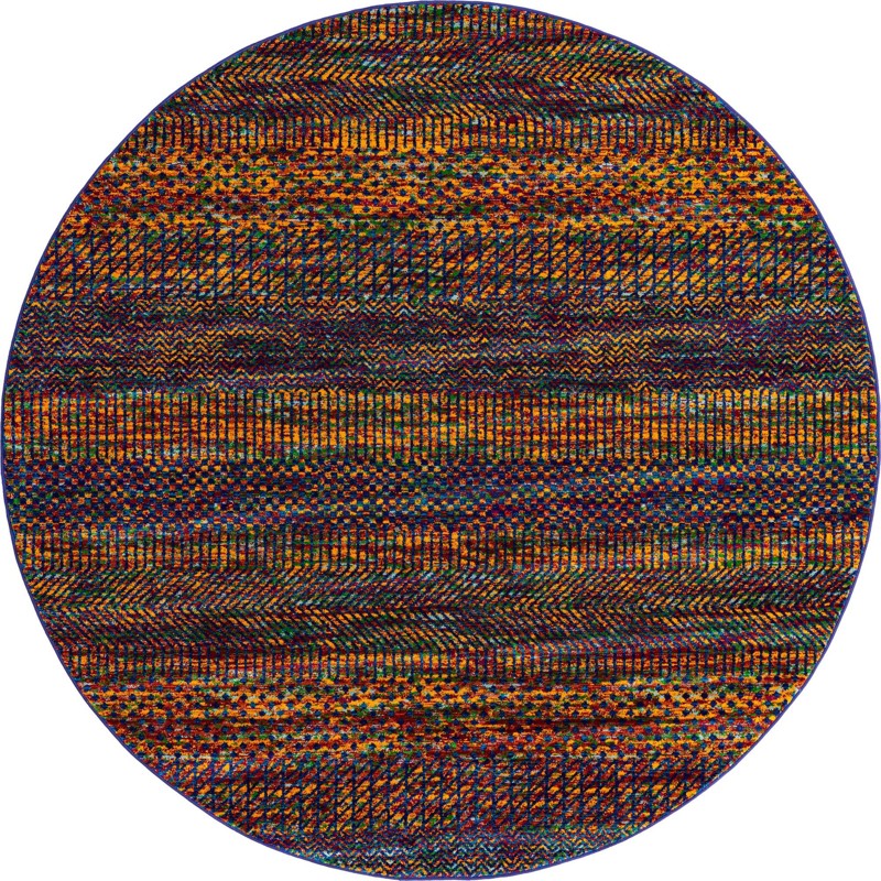 7' 10 x 7' 10 Hawes · Abstract rug, multi