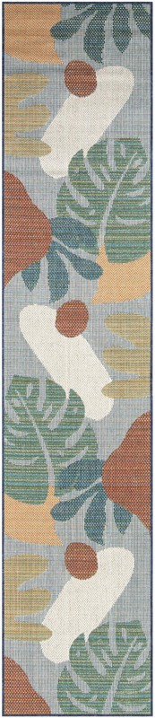 2' 7 x 12' Sturgis · Abstract Outdoor Rug, blue