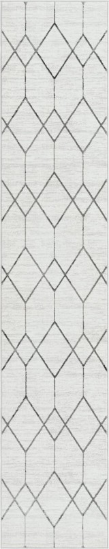 Thatcher · Diamond rug, white