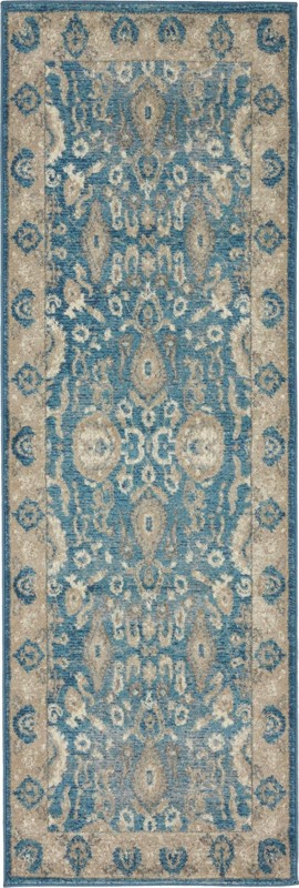 Brownell · Persian rug, light blue and ivory