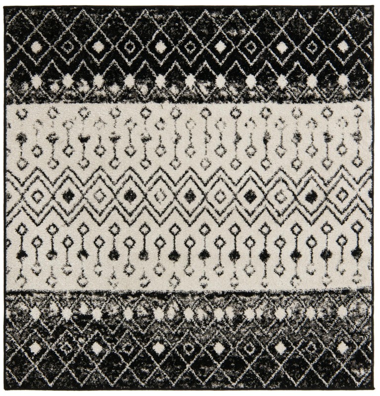 5' 3 x 5' 3 Vernon · Border rug