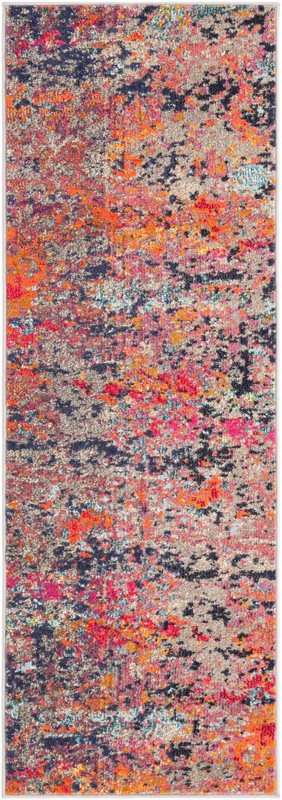 2' x 6' Rafferty · Abstract Washable Rug, multi